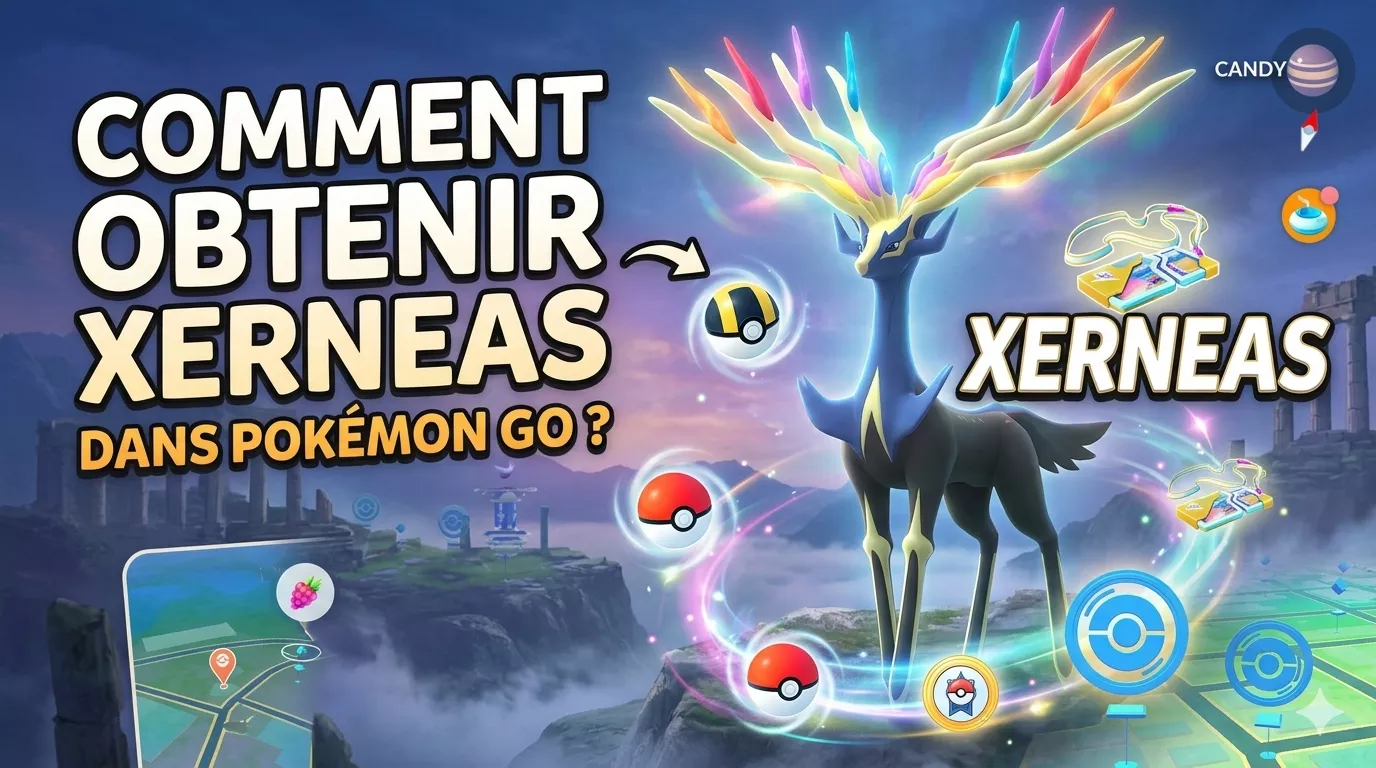 Legendary fairy deer Pokémon Xerneas